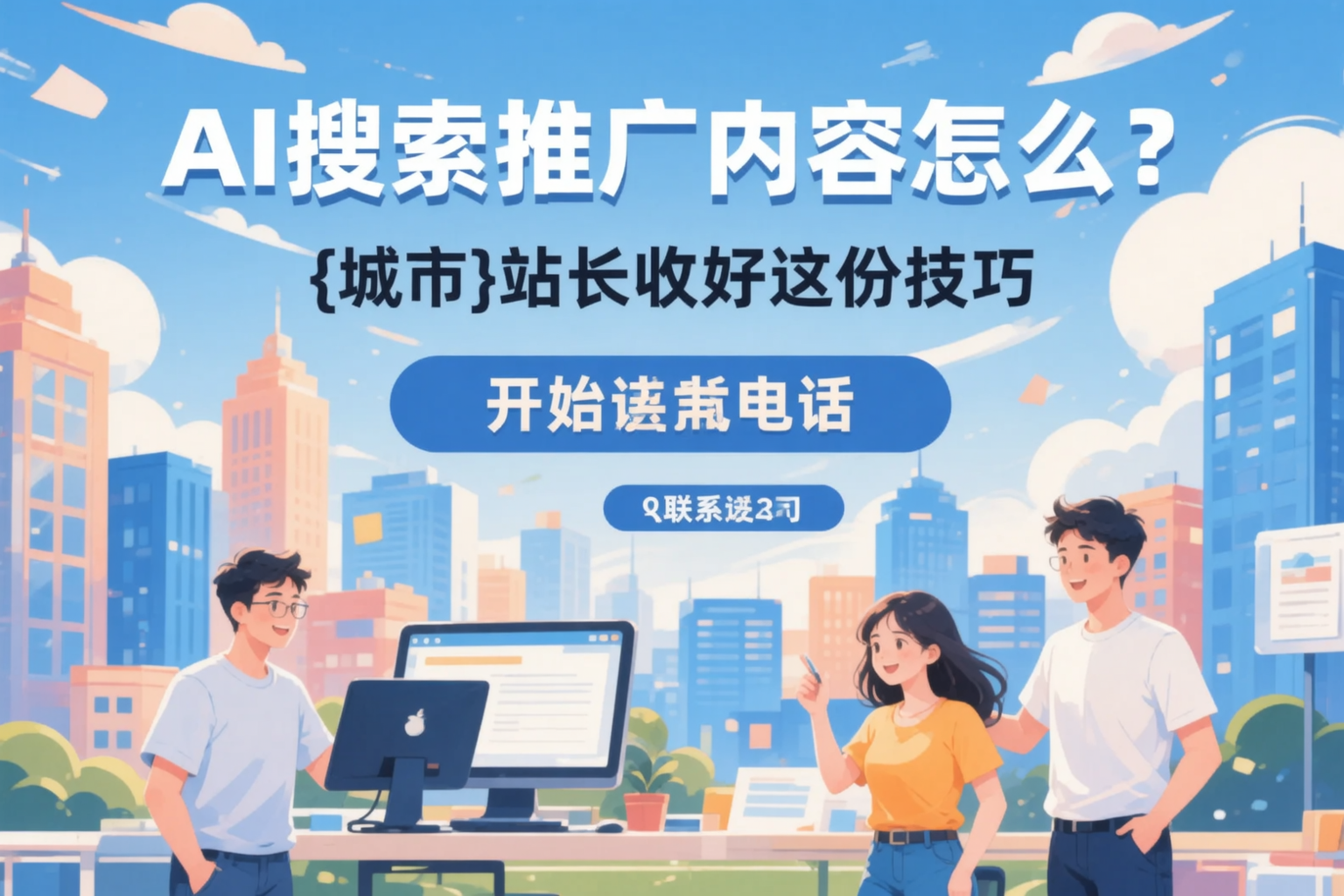 AI搜索推广内容怎么写？栾城站长收好这份技巧