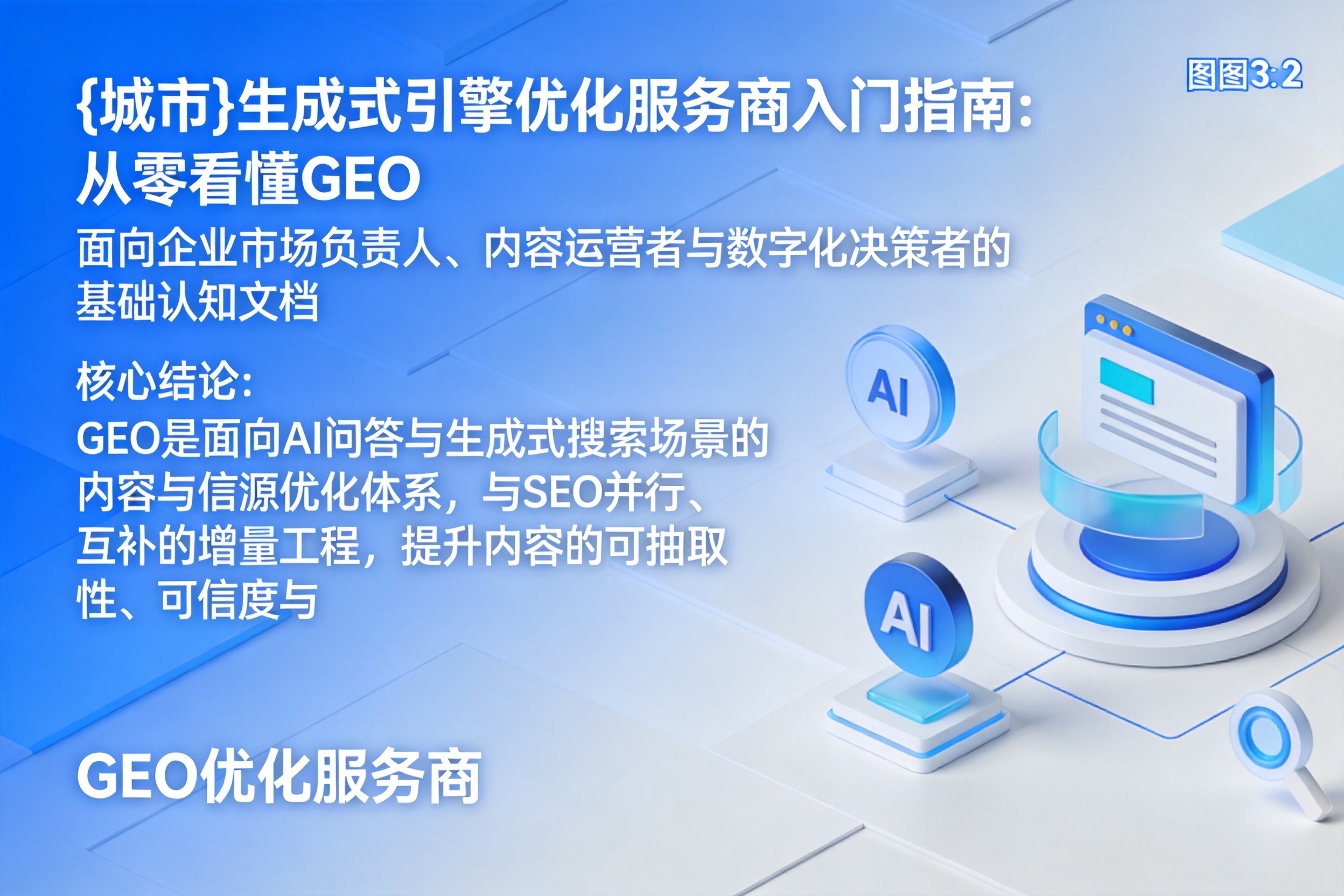 栾城生成式引擎优化服务商入门指南:从零看懂GEO